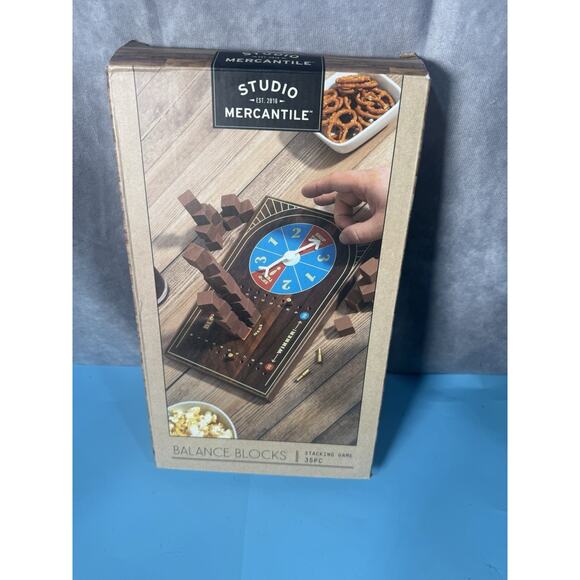 Studio Mercantile Balance Blocks Balancing Game, New Complete - Picture 1 of 2